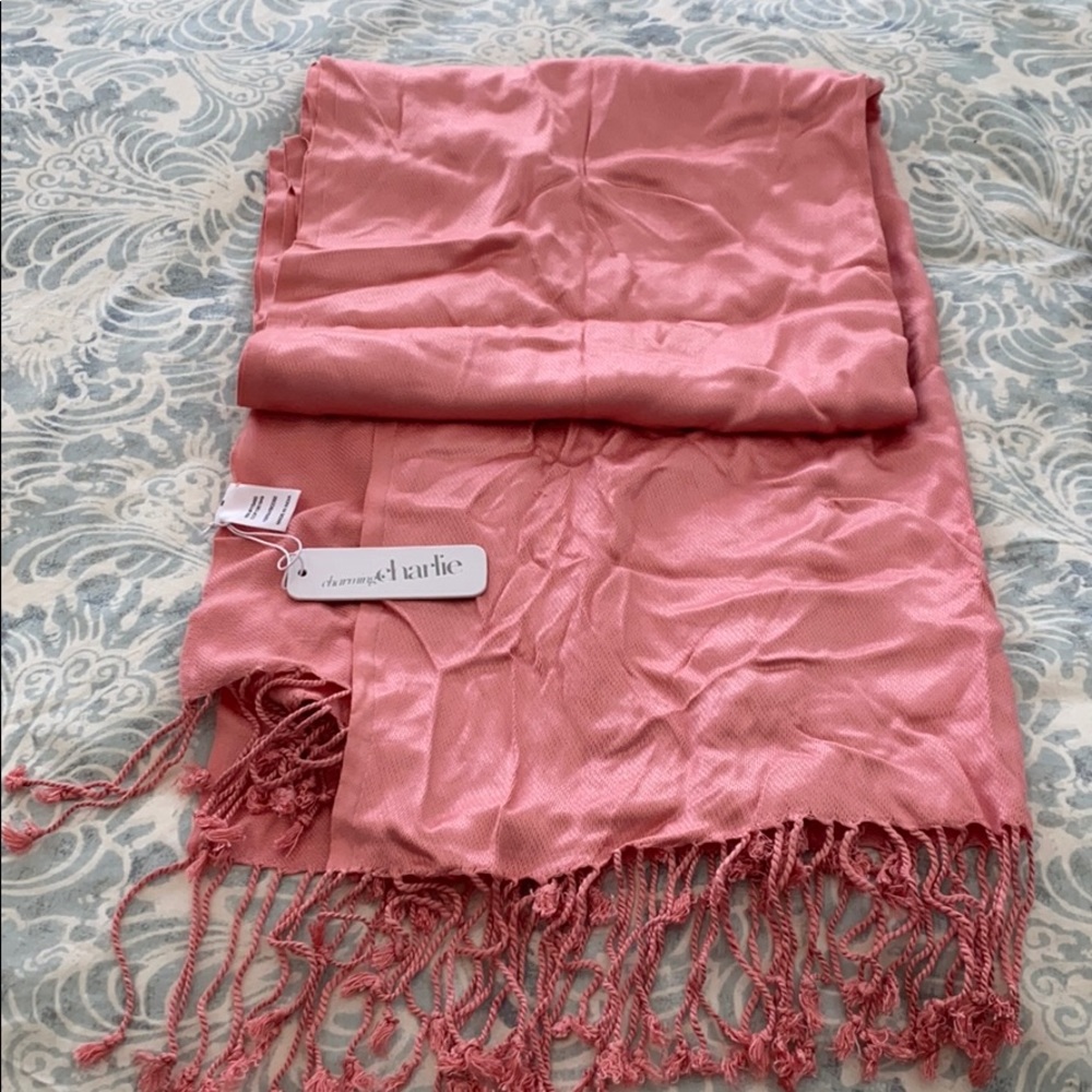 Pink scarf/ wrap NWT